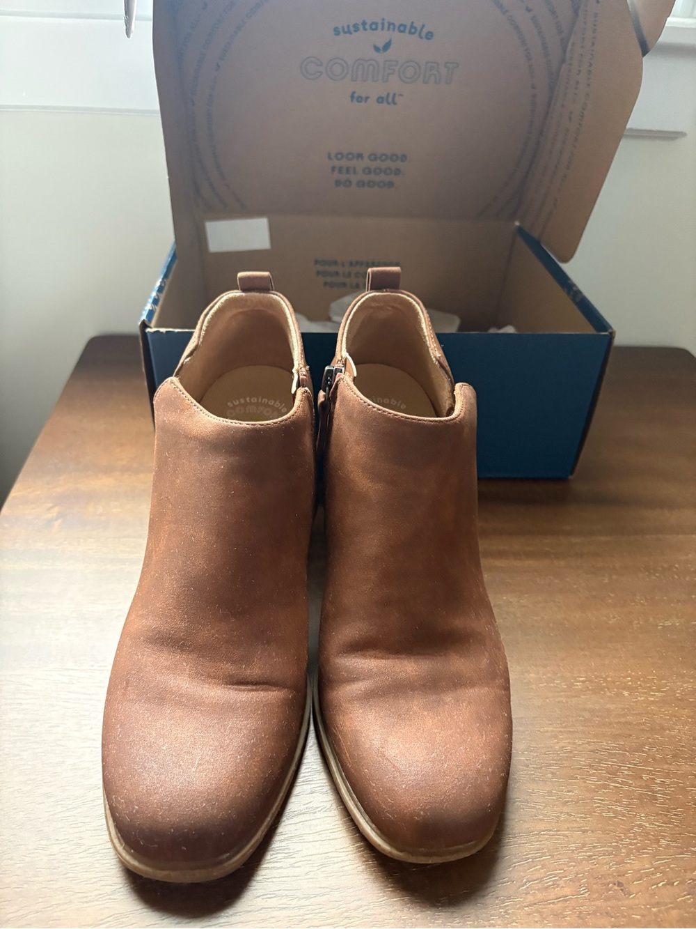 Dr. Scholl's Women’s Roxanne Brown Leather Ankle Boot